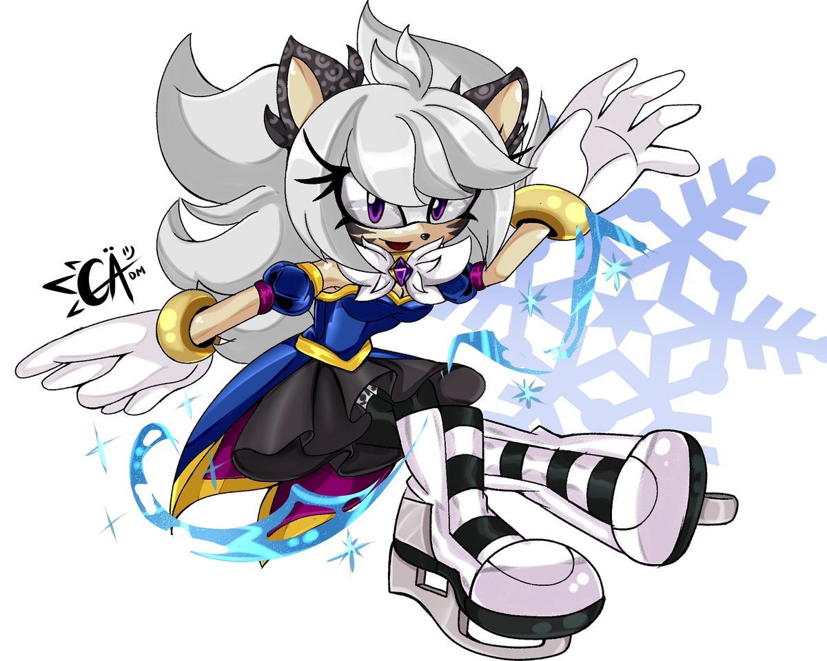 Protagonizando el mes de diciembre llega Tory Glace en su traje de patinaje de hielo. Quise imitar el estilo de Evan Stanley pero pos no XD. 
El dibujin navideño se viene muy pronto :3 
Felices fiestas.
#SonicTheHedeghog #sonicfanart #sonicoc #Christmas2024