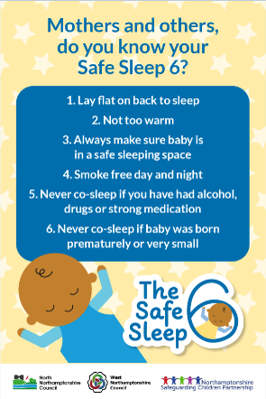This festive season follow safe sleep practices to prevent sudden &amp; unexpected infant deaths. The safest place for baby is in their own clear, flat, separate sleep space, such as a cot or Moses basket in the same room as you. 
Visit the Lullaby Trust bit.ly/3uMzXkE