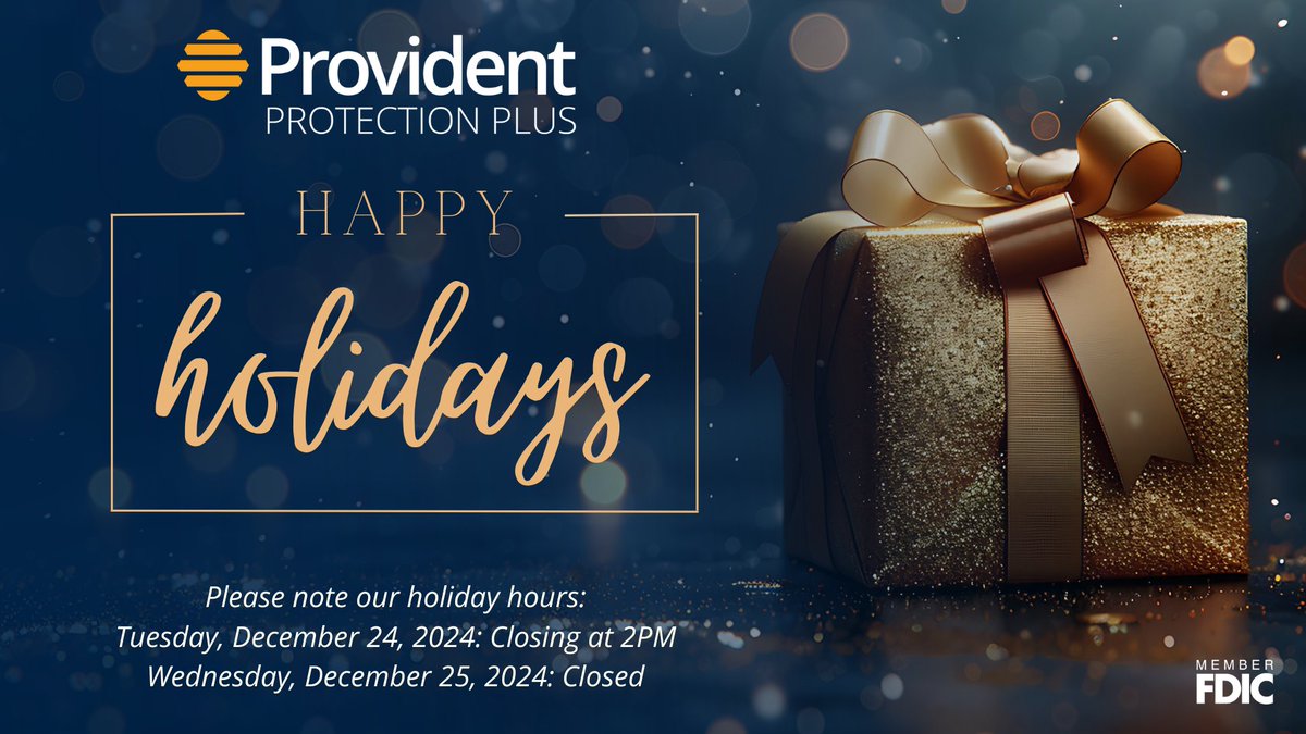Provproplus's tweet image. Please note our holiday hours.