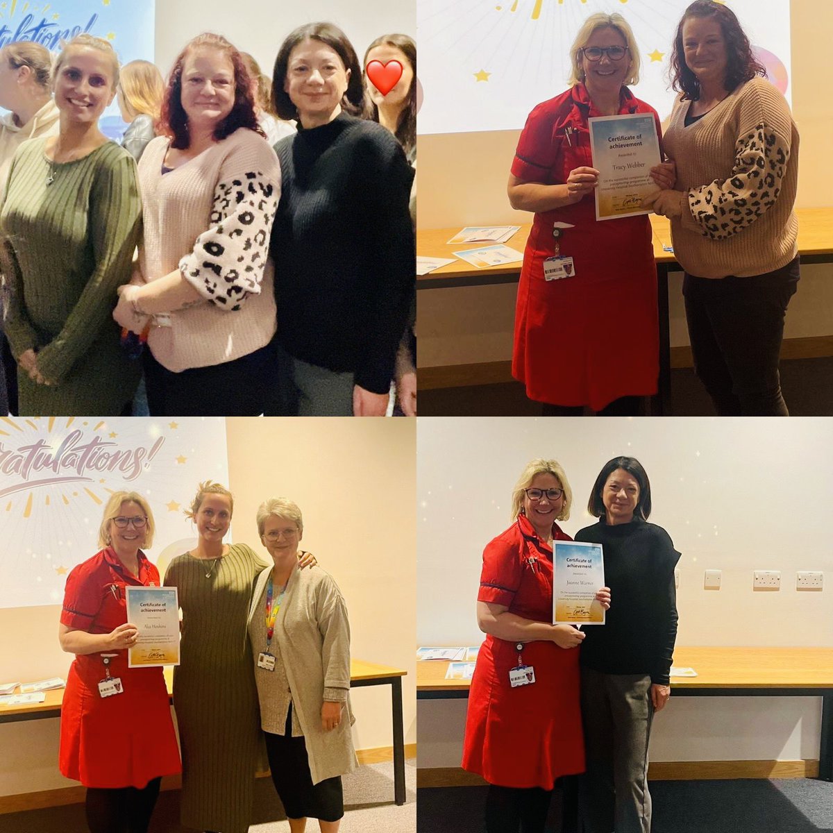 Congratulations Jo, Tracy and Alix for completing the preceptorship programme 👏🍾🥂 We are all very proud of you! 🤩 #KeepGrowingTeam