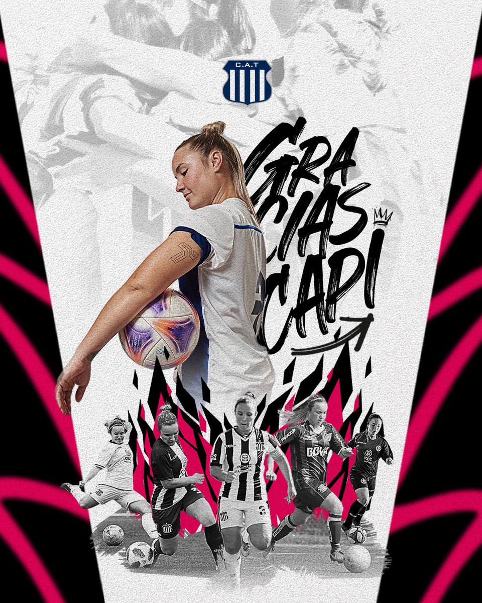 CATalleresdecba's tweet photo. 𝐆𝐑𝐀𝐂𝐈𝐀𝐒 𝐄𝐓𝐄𝐑𝐍𝐀𝐒 𝐂𝐀𝐏𝐈 💙🥹

👏 Nuestra jugadora histórica Yamila Cazón oficializa el fin de su carrera deportiva, después de más de 12 años defendiendo la camiseta de #𝗧𝗮𝗹𝗹𝗲𝗿𝗲𝘀 ⚽

💪 Pionera, referente y líder, Yami arribó al Club y creció a la par de las 𝗠𝗮𝘁𝗮𝗱𝗼𝗿𝗮𝘀 desde la primera prueba de jugadoras para su creación 🤍

💙 El fútbol femenino que hoy conocemos no habría sido tal sin el empuje y la convicción de jugadoras como la Capi, que batalló en todos los frentes para hacer grande a la disciplina.

🙌 Yami, dejas un legado invaluable para las generaciones que se vienen y que sueñan con ser futbolistas. Nuestro agradecimiento por todo lo que nos diste y por lo que seguirás construyendo por la azul y blanca.

¡𝐆𝐑𝐀𝐂𝐈𝐀𝐒 𝐘𝐀𝐌𝐈! 👏♾️