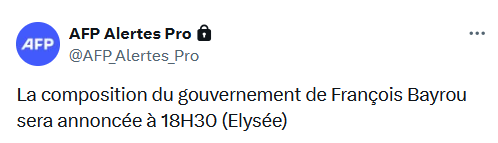 Précision : annonce par Alexis Kohler sur le perron de l’Élysée 🍿