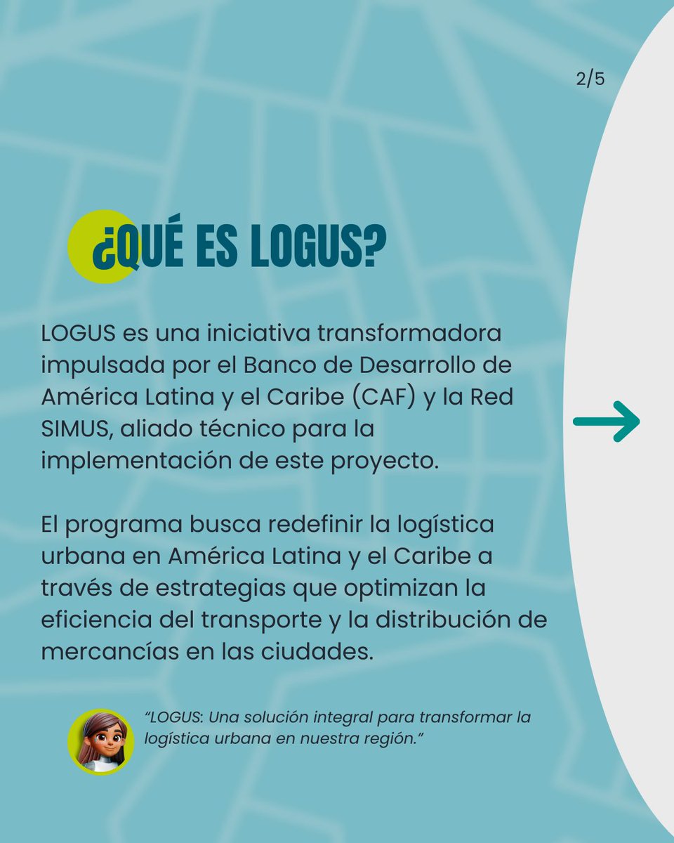 Red_SIMUS's tweet image. #SIMU, nuestra guardiana de la movilidad, te presenta #LOGUS, una iniciativa liderada por @AgendaCAF  y la Red SIMUS como aliado técnico. A través de soluciones innovadoras y un trabajo conjunto, #LOGUS está redefiniendo la logística urbana en América Latina y el Caribe