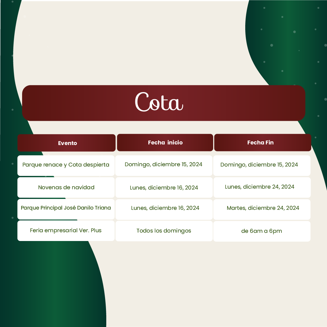 Asocentro_'s tweet photo. Esta Navidad, Cota se llena de tradición y alegría con una programación especial para toda la familia.

Ven y celebra con nosotros una Navidad llena de magia, luz y momentos inolvidables.

#RutaNavideñacota #CotaMagico #Navidadencota #Sabordecota #vivelamagiadecota https://t.co/rqcSwpPzL3