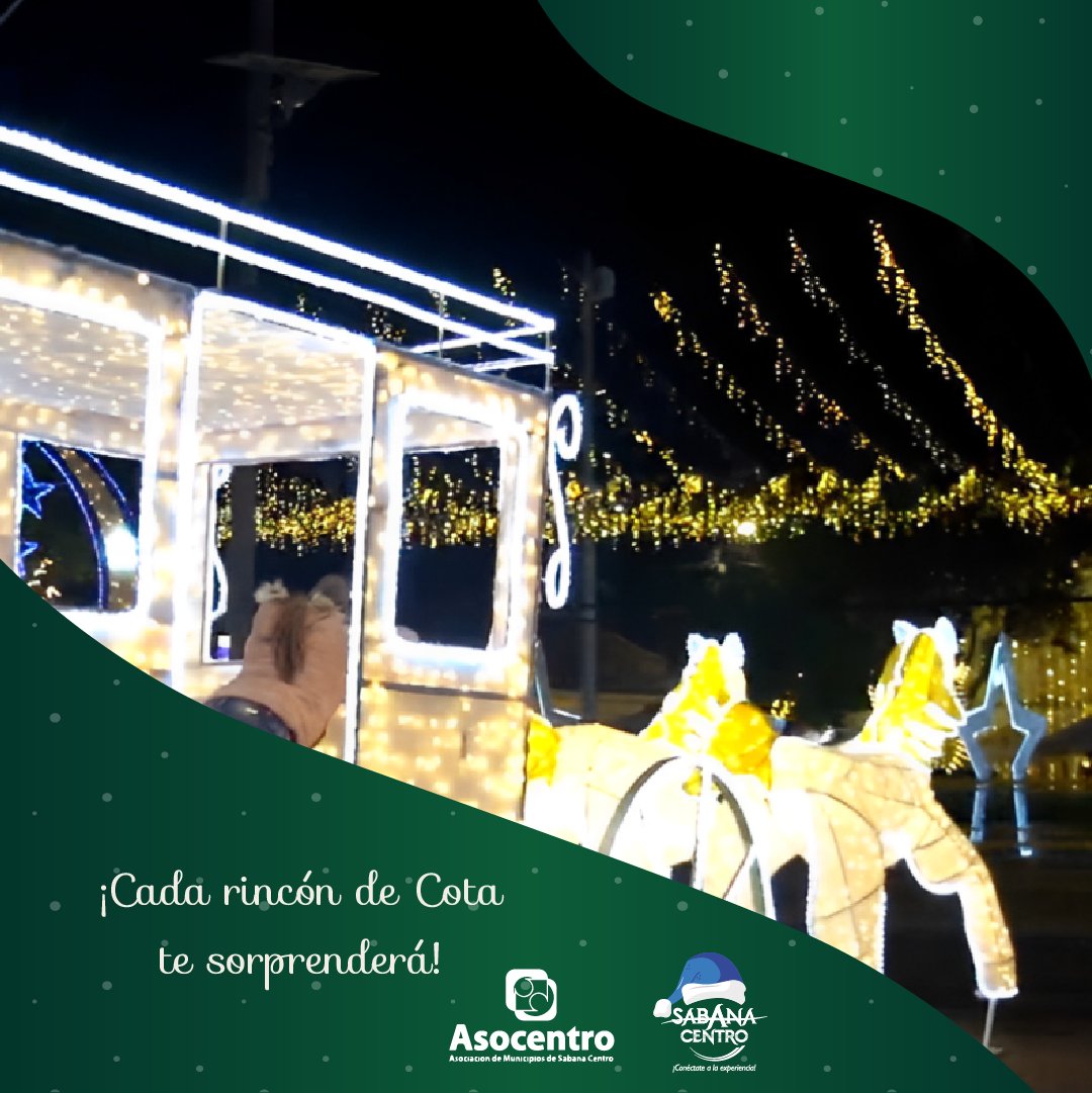 Esta Navidad, Cota se llena de tradición y alegría con una programación especial para toda la familia.

Ven y celebra con nosotros una Navidad llena de magia, luz y momentos inolvidables.

#RutaNavideñacota #CotaMagico #Navidadencota #Sabordecota #vivelamagiadecota