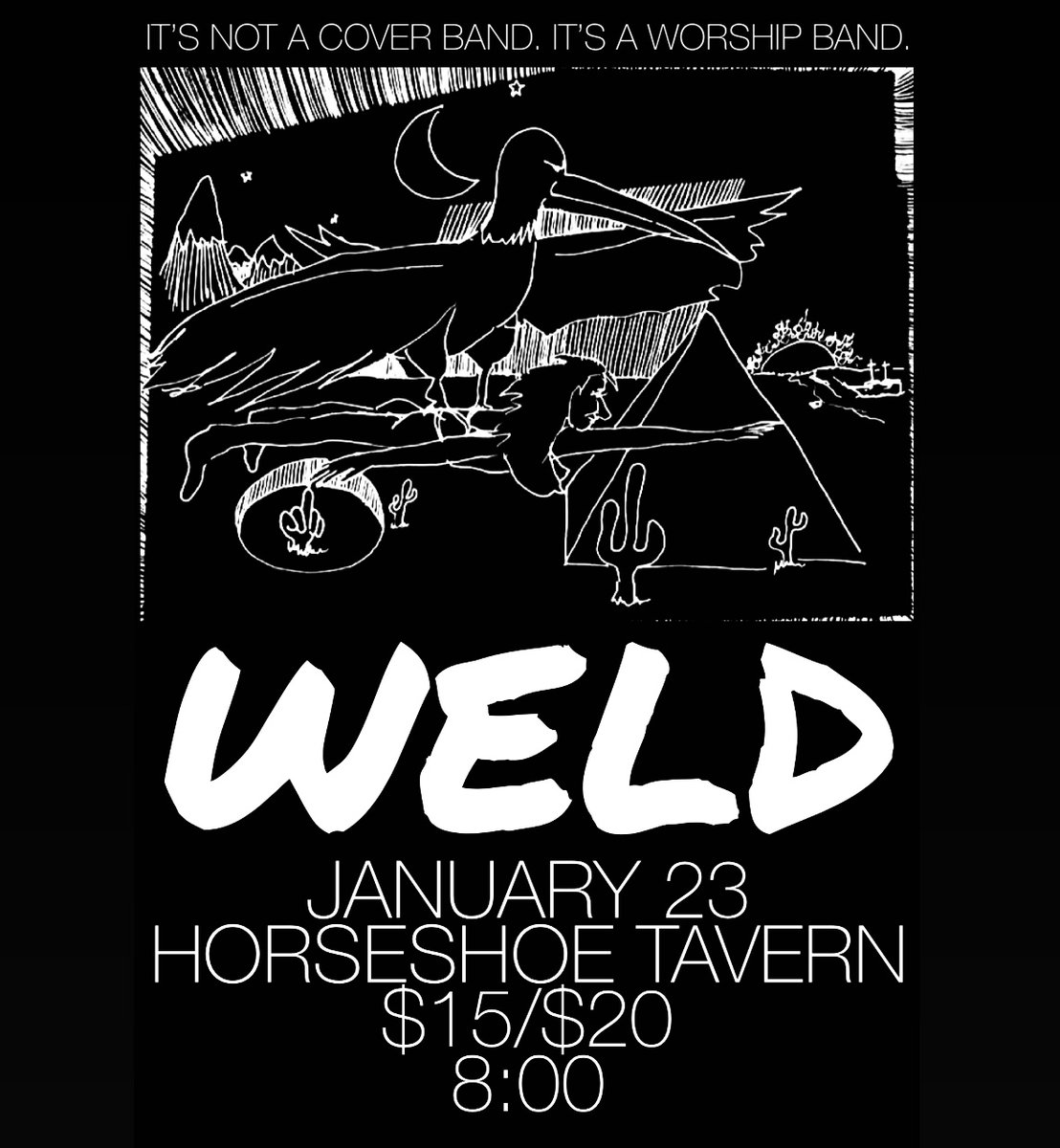 Eamon McGrath (@eamonmcgrath) on Twitter photo WELD returns to the <a href="/HorseshoeTavern/">The Horseshoe Tavern</a> Jan 23 2025. Tickets here showclix.com/tickets/WELD WELD returns to the <a href="/HorseshoeTavern/">The Horseshoe Tavern</a> Jan 23 2025. Tickets here showclix.com/tickets/WELD