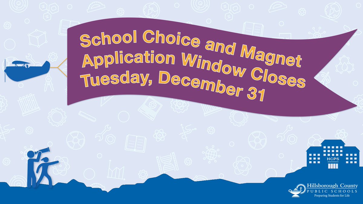 YoungMiddleHCPS's tweet image. Attention parents and students! Exciting opportunities await you with School Choice and Magnet programs! Remember, the application window closes December 31 at 11:59 p.m.🌟 #SchoolChoice #MagnetPrograms