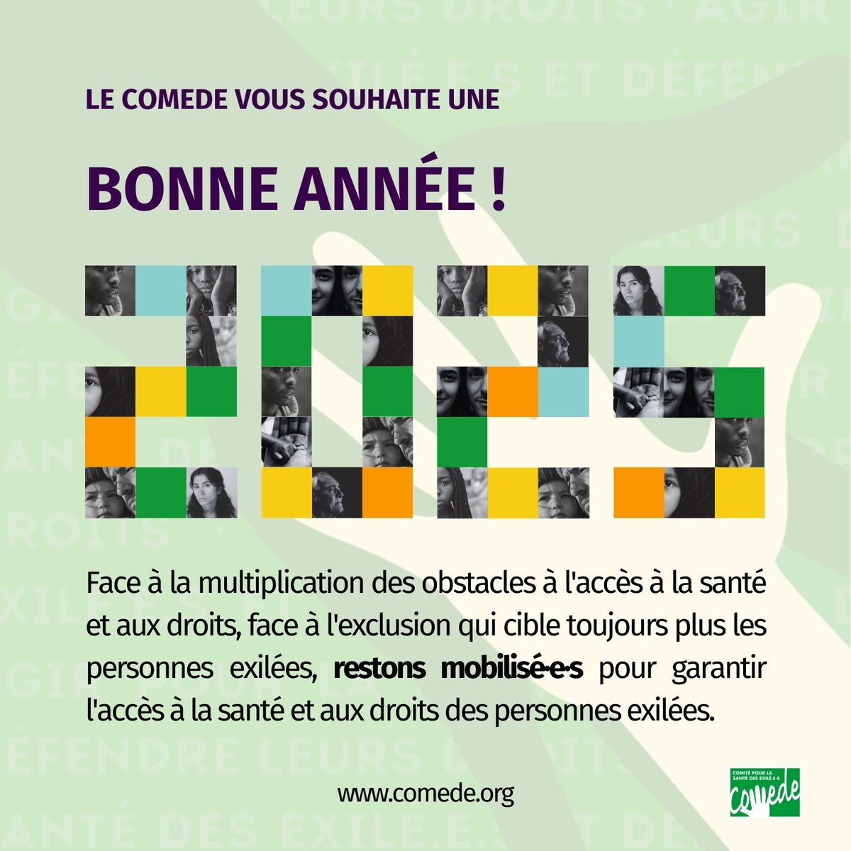 comede_asso's tweet image. Toutes les équipes du Comede vous souhaitent une bonne année !
🤜En 2025, restons mobilisé·e·s