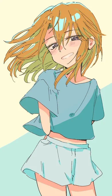 #2024年自分が選ぶ今年の4枚今年は大体目を細めた照れ晴さんを描いてた気がします 