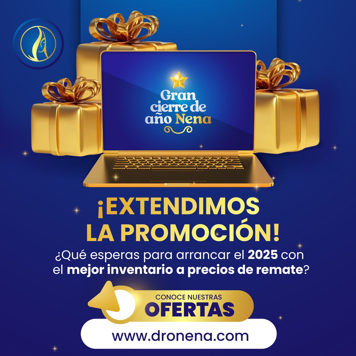 #ClienteNena ¡EXTENDIMOS NUESTRA PROMOCIÓN!  

🔥 ¿Qué esperas para arrancar el 2025 con el mejor inventario a precios de remate?

Solicita nuestra revista digital o visita la web: dronena.com para abastecer tu #farmacia y garantizar un comienzo de año exitoso.