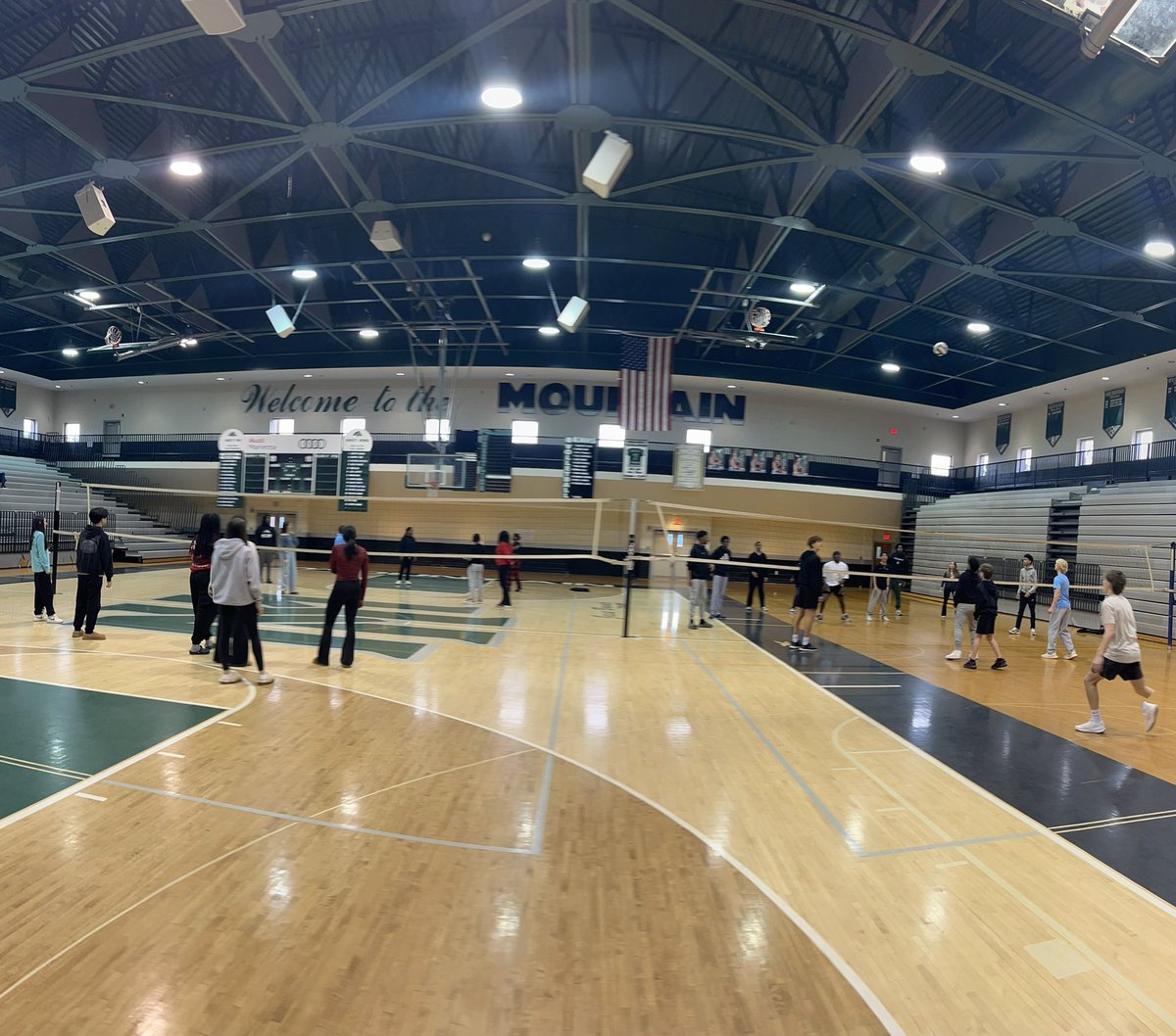 American Heart Challenge!! PE wide volleyball tournament #CobbHPE