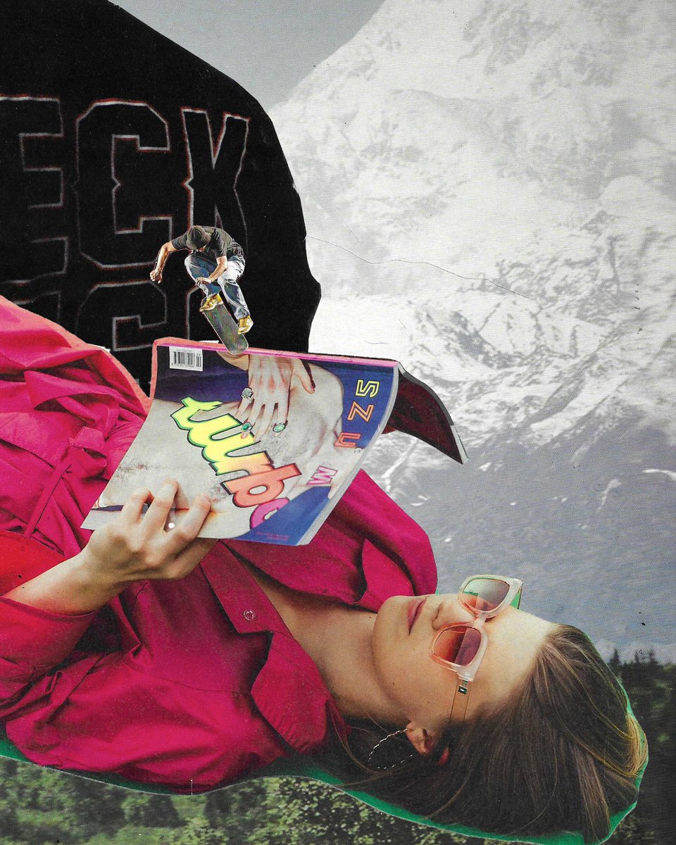 I like to think of these collages as songs - using samples to create new pieces of work with completely new context. The idea of sampling is something I found myself truly inspired by with in recent months and I’m still trying to find my way here, making these image salads