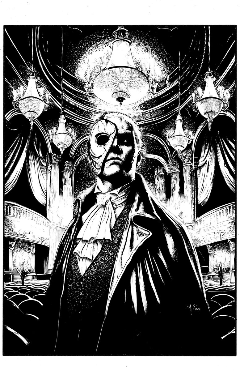 Here is the Scan of my Phantom of the Opera piece