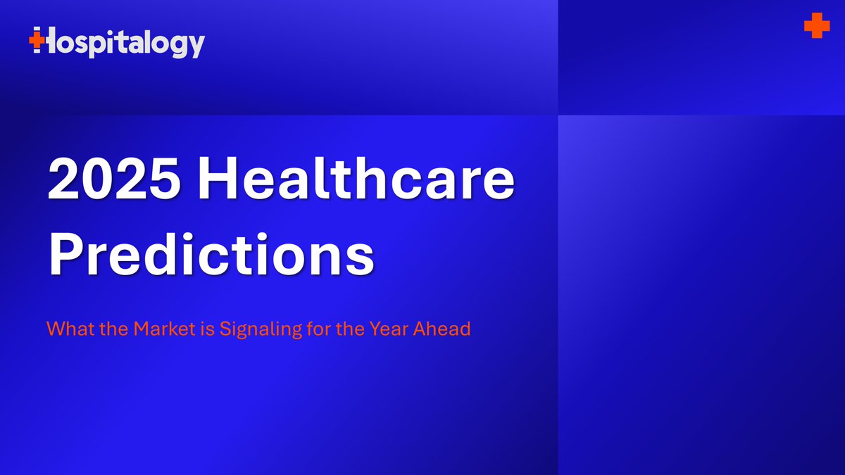 Blake Madden 🏥 (@b_madden4) on Twitter photo 8 healthcare predictions for 2025!
• AI’s Resurgent Debut in Healthcare’s Front Office
• Capital Markets Thaw…then Superheat
• Patients Retake the Pharmacy
• The Longevity and Wellness Boom Cycle is Here
• Employer Networks Shrink
• Big Pharma Prioritizes Durability Over 8 healthcare predictions for 2025!
• AI’s Resurgent Debut in Healthcare’s Front Office
• Capital Markets Thaw…then Superheat
• Patients Retake the Pharmacy
• The Longevity and Wellness Boom Cycle is Here
• Employer Networks Shrink
• Big Pharma Prioritizes Durability Over