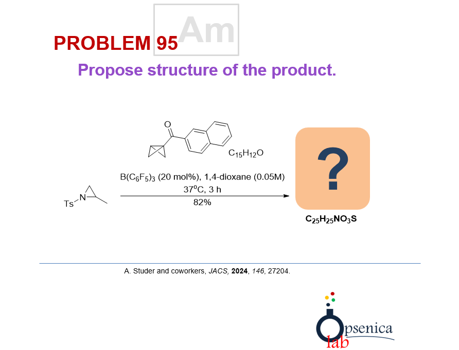 OpsenicaLab's tweet photo. Can you solve this week's problem?
📚⚗️📓

#mechanismmonday #realtimechem #heterocycles #orgchem #chemistry https://t.co/9GAvfALPnO