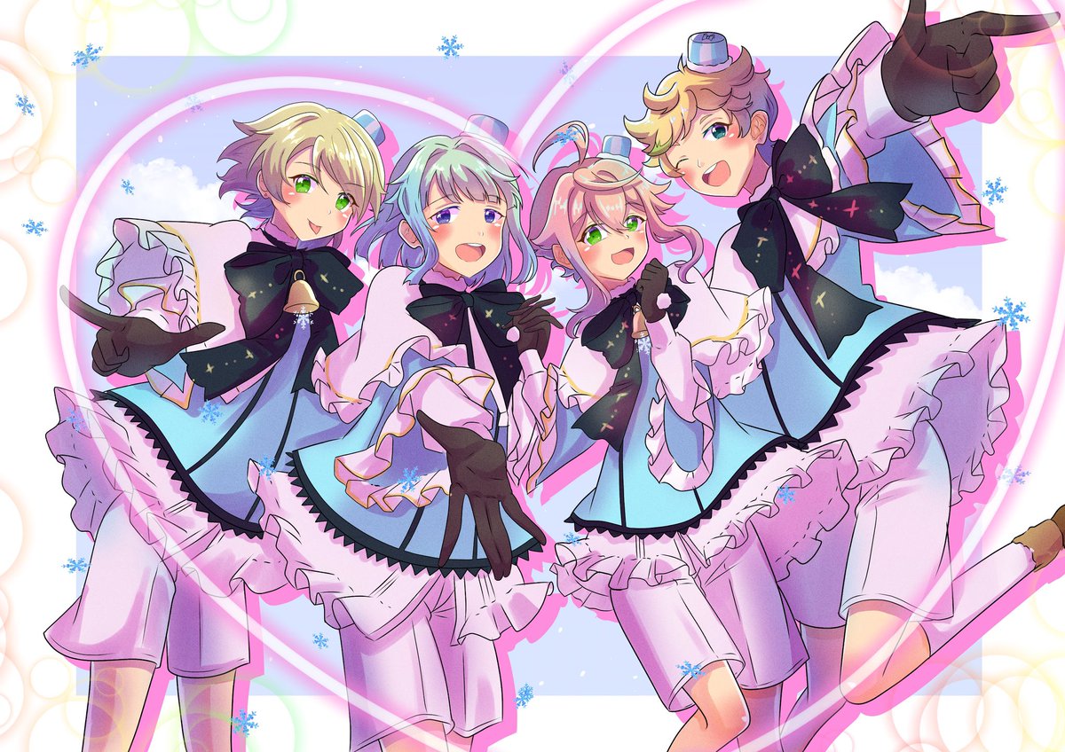 あんさんぶるスターズ #あんスタ #Branco #姫宮桃李 #紫之創 #白鳥藍良 