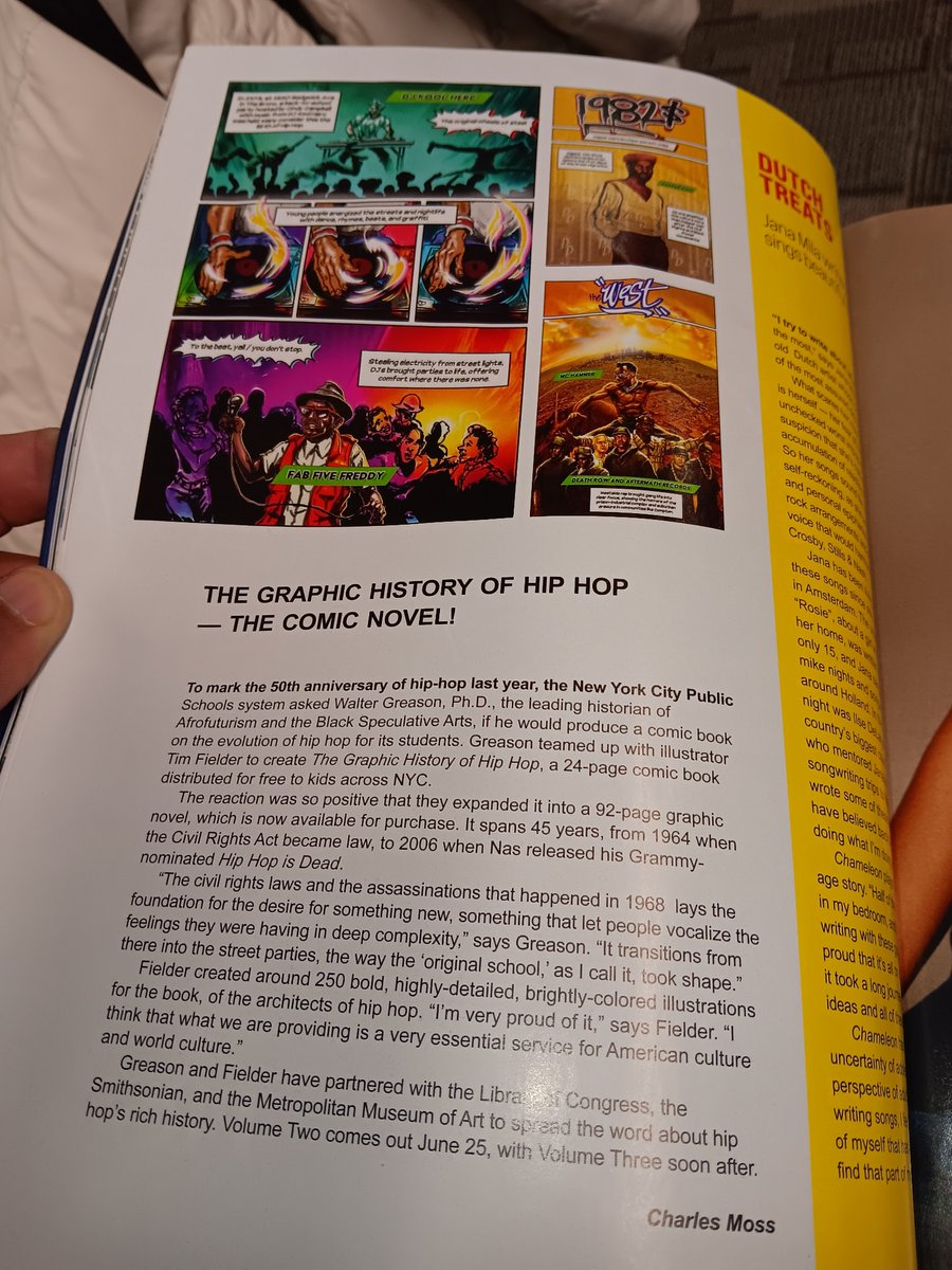 Dieselfunk's tweet image. Ever since I partnered with @WalterDGreason
and #ChristinaHungsprukeLaMattina to found
@GraphicHisCo its been one watershed event after the other.
@spinmagazine covers The Graphic History of Hip Hop. Huge Thanks to Charles J. Moss ETERNALLY GREATFUL