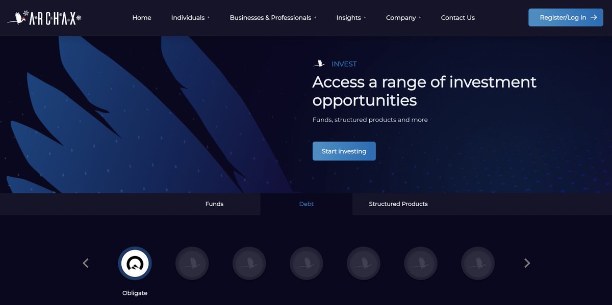 Obligate is proud to announce the launch of private debt products on <a href="/ArchaxEx/">Archax</a>, the UK-regulated digital asset platform.

This  connection enables secure and efficient access to digital assets for <a href="/ArchaxEx/">Archax</a>'s institutional clients.

Read more here: 
lnkd.in/eSrd7iQc