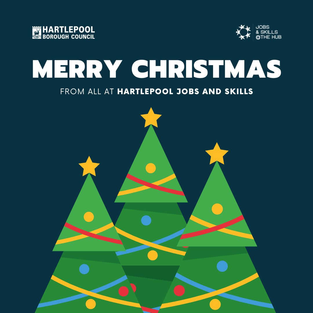 HartlepoolJS's tweet image. 🎄 Merry Christmas from Hartlepool Jobs and Skills! 🎄
We want to take a moment to extend our warmest wishes to all of you. Thank you for being a part of our journey this year! Your support and engagement have been invaluable ❤️