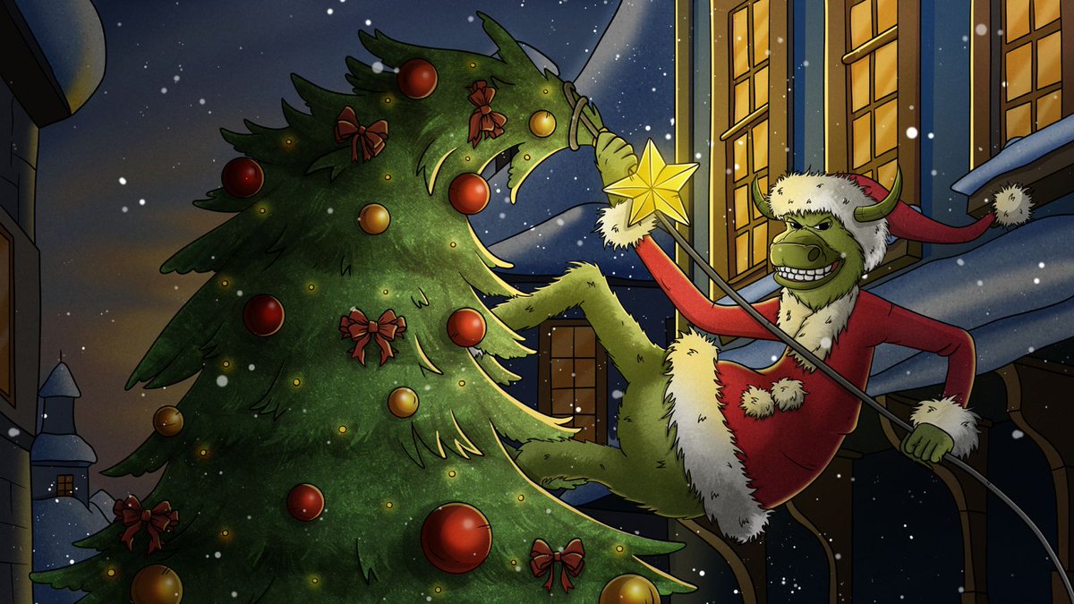 We are stealing Christmas this year!

Hope you will enjoy it better than ever!

Even SantaCow turned into CowGrinch to prepare for the next chapter, it must be magic!

Merry Christmass!