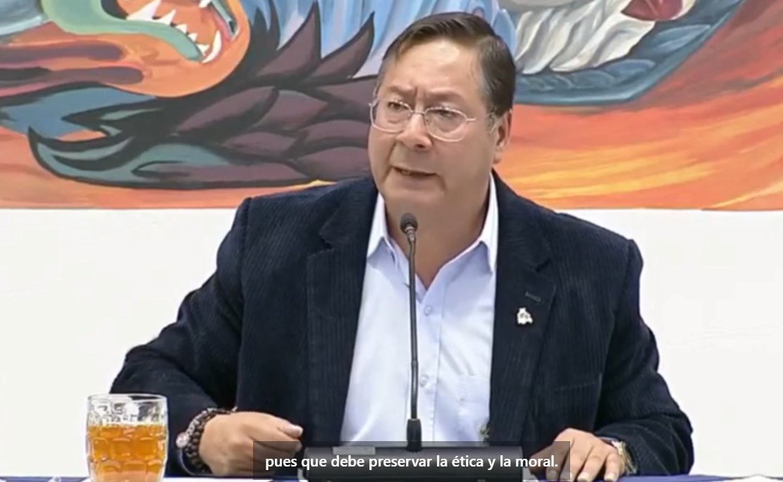 noticiasfides's tweet photo. 🔵 #ANF | "A mí me gritaban pedófilo en la campaña del 2020 y todos sabíamos que no era por mí porque yo no tengo ningún antecedente de pedofilia. Por eso digo que era un secreto a voces", dijo Luis Arce respecto a las denuncias por estupro contra el expresidente Evo Morales. https://t.co/P0ZLOHWTWZ