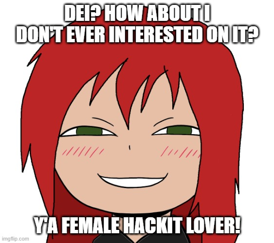 MOY_Audom's tweet photo. So... i've made a meme, a friend traced Anya's face heh so i wanted to make a funny meme on it.
Made those after some people are butthurt of my re-release of Xmas Quest 1
By spacehunyango
#angryanna #meme #doommodding #doom #anyaheh #hehface #scottish #games #WokeMindVirus https://t.co/MOVCueOwKw