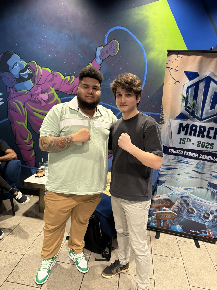 Colonel_Cake_'s tweet image. Had a great time back home in Puerto Rico 🇵🇷- got to finally meet a lot of the PR FGC that I’ve known online for years, and ofc play some good ass Tekken.

Thank you all for being awesome! Will def go to next year’s FirstAttack. S/O @DPanchito2 @DAIJUSTICE1  @ImpulsivoPR @Monopr