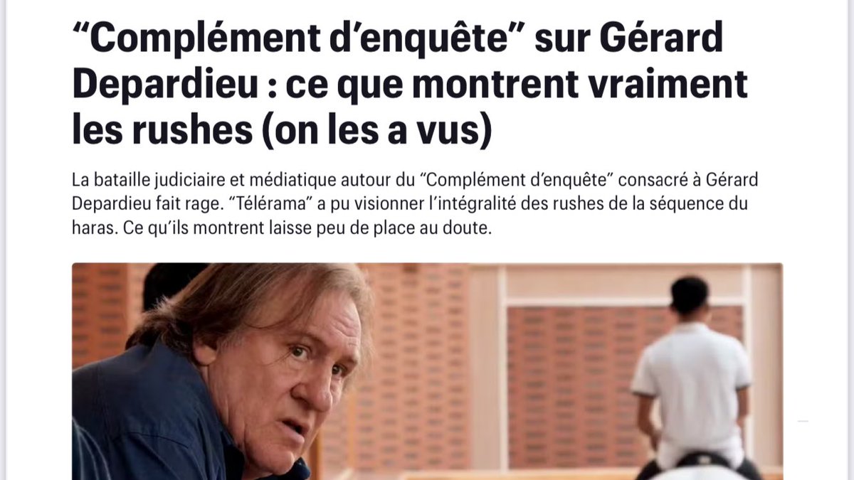 tristanwaleckx's tweet image. Tout comme celle de Telerama, dont le journaliste a assisté à toutes les audiences judiciaires et réussi à accéder au dossier et aux images👉 telerama.fr/debats-reporta…