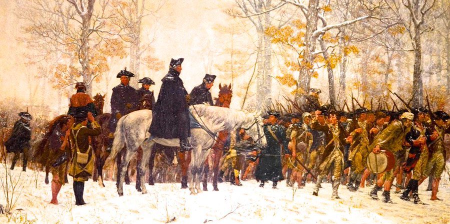 BeschlossDC's tweet photo. General George Washington and his Army arrived Valley Forge this week 1777: https://t.co/Eg6q5eSepE