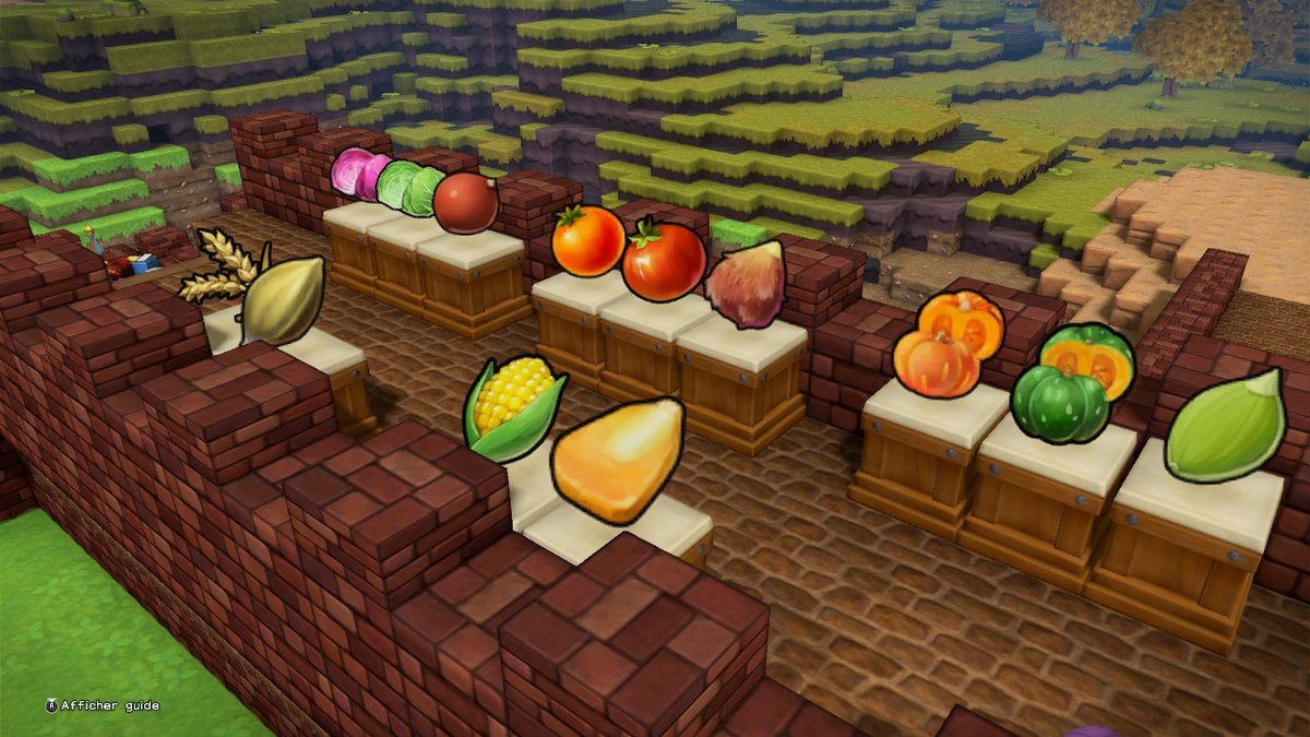 BillebeaudQ's tweet photo. #DragonQuestBuilder2
Voici les cultures qui seront produites dans la ferme de Verchamps. J'ai retiré la canne à sucre pour le maïs, qui fait plus ferme à mon goût. Je compte peut-être aussi ajouter des fraises, car vendre juste du pain dans une boulangerie, ce n'est pas top xD. https://t.co/vFL9oB4LTQ