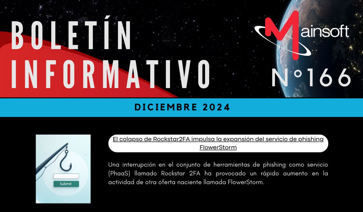 MainsoftPeru's tweet image. ¿Quieres enterarte de este y otros boletines de Ciberseguridad que tenemos para ti? Ingresa a mainsoft.cl/boletines-ti/ y ponte al día con las últimas noticias.