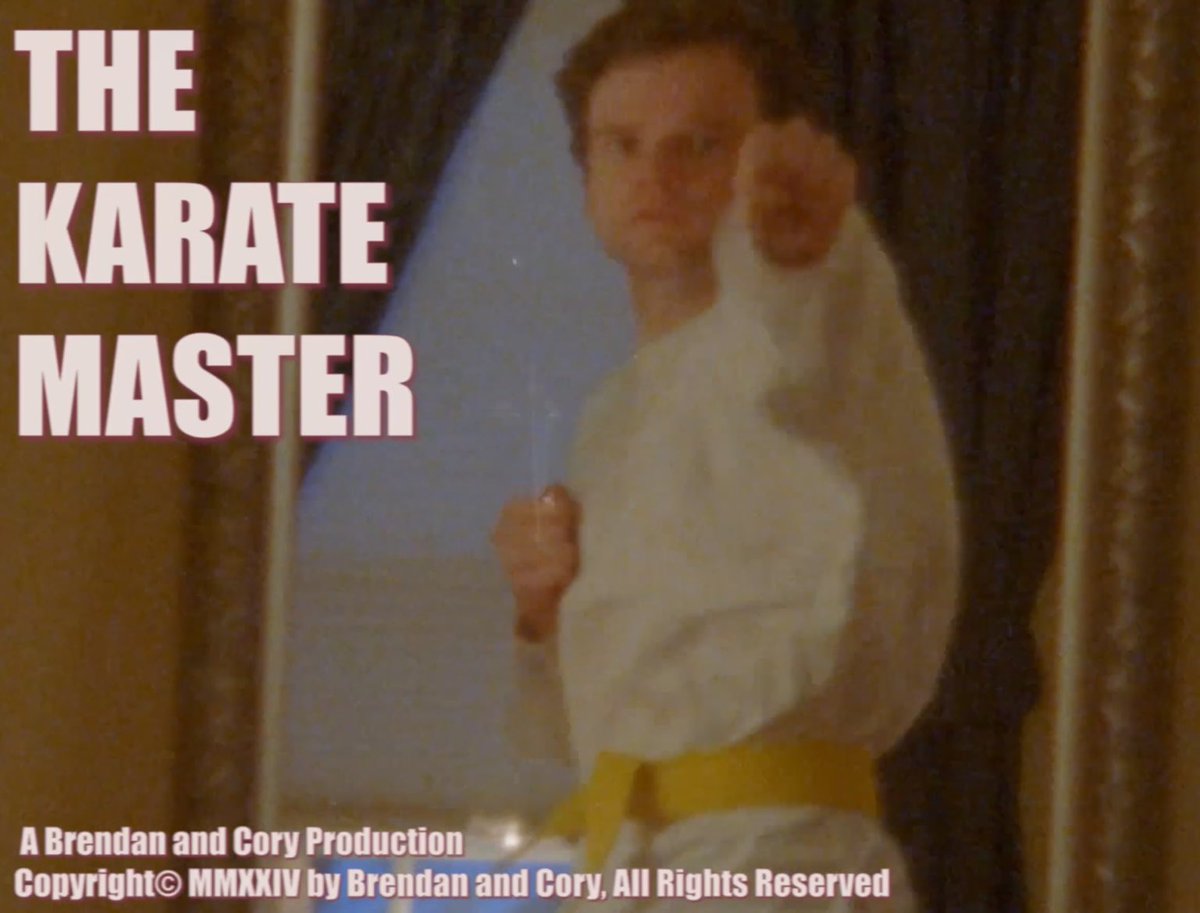 corysnearowski's tweet image. THE KARATE MASTER 
By @brendohare and myself

WATCH: youtu.be/Mt3JV0Hv2ug?si…