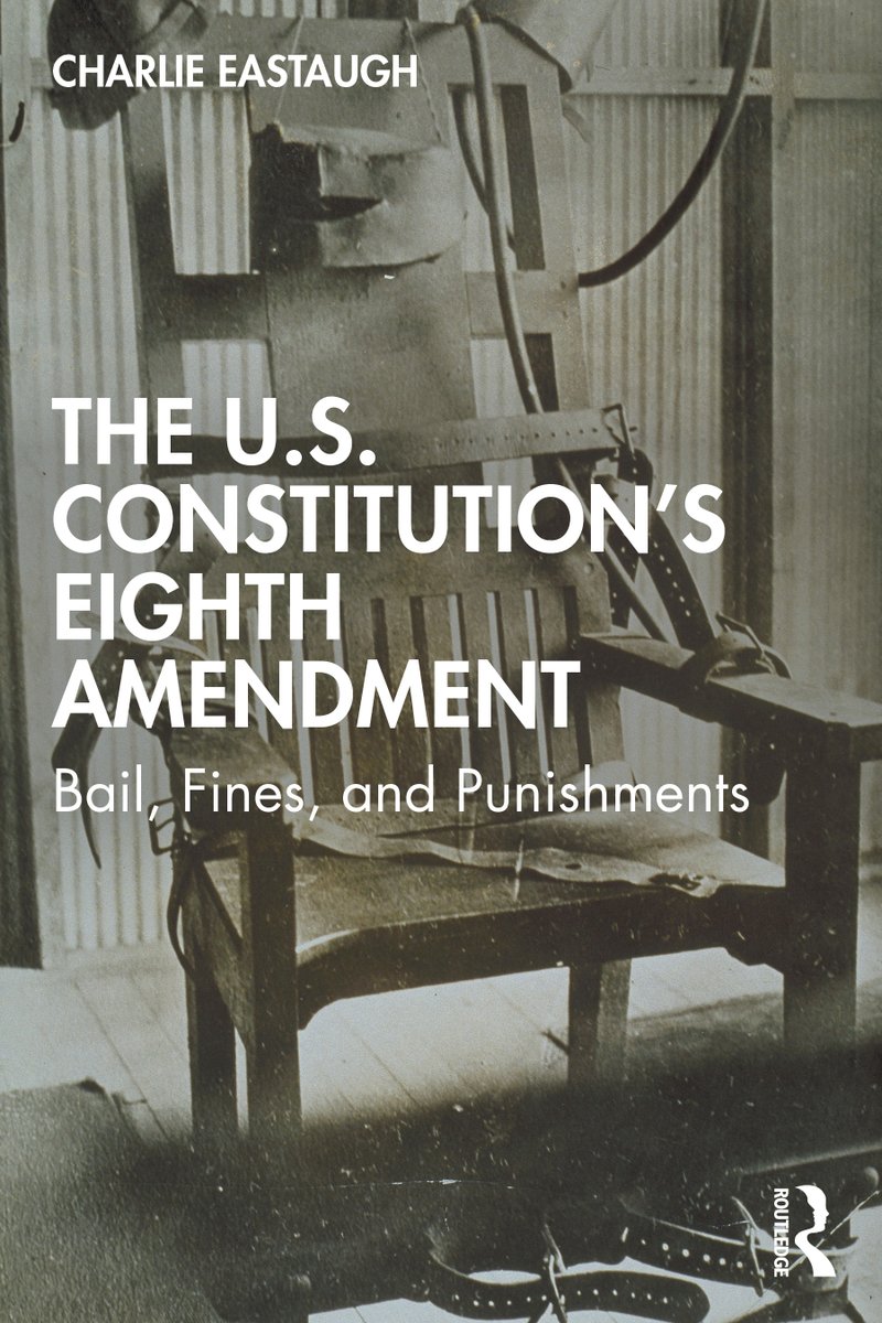 CJ_Editor's tweet image. JUST PUBLISHED!
The U.S. #Constitution’s #EighthAmendment: #Bail, #Fines & #Punishments
An in-depth exploration of the Eighth Amendment’s pivotal role in American jurisprudence.
routledge.com/The-US-Constit…
@ASC_DCS @BrennanCenter @ACJS_CS