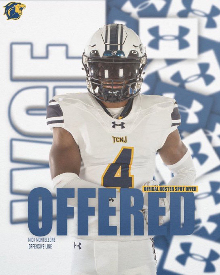 After a great conversation with <a href="/CJendryaszek/">Coach Jendryaszek</a> I am happy to receive an offer from TCNJ! <a href="/DominickLepore1/">Dominick Lepore</a> <a href="/FansManalapan/">Manalapan Braves Football Fans</a>