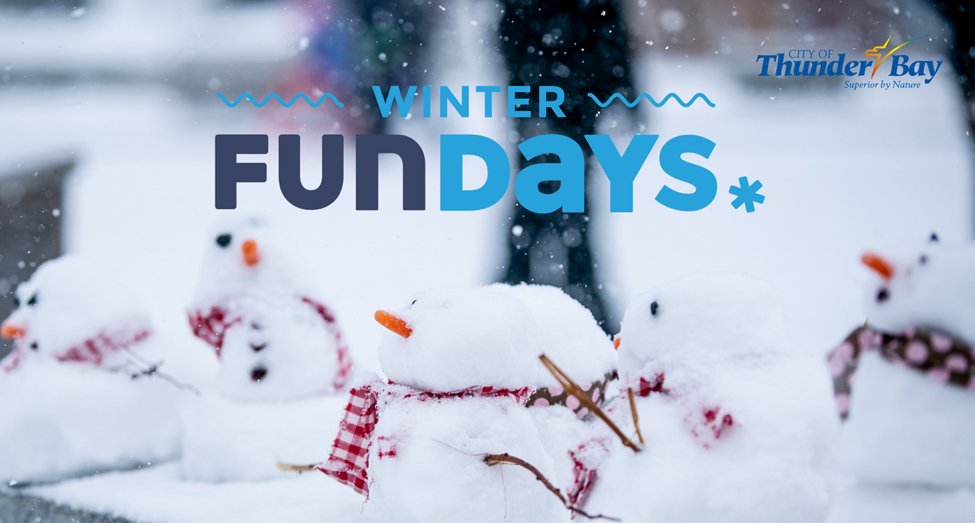 CityThunderBay's tweet photo. Winter FunDays are back for 2025! Take part in many free activities throughout the winter months. Learn more at https://t.co/HgxUzyluXr or here: https://t.co/lDCTA6RCll https://t.co/d6RO4hzaoc