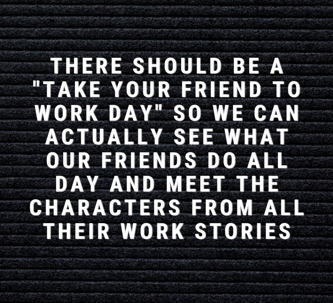 Bookgal's tweet image. I vote we try to make this a thing in 2025. Who&apos;s with me?
#workhumor #lol #scandelous