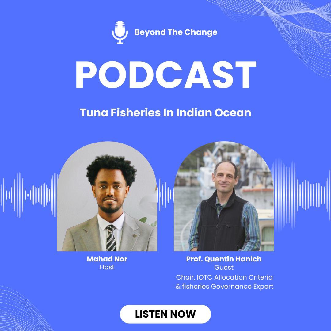 Blueocare's tweet photo. 🎙️ **New Episode Is Out **

Mahad Omar Nor  is joined by Quentin Hanich, Chair of the Indian Ocean Tuna Commission (IOTC) Allocation Committee, to dive deep into the world of tuna fisheries management in the Indian Ocean.

🎧 Listen now:  Our Website: https://t.co/R2itWXW5sy https://t.co/jGwKsuodLY
