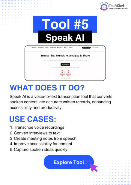 theAiSurf's tweet image. Follow me for more tips and AI tools that transform your productivity! 💡

📌 AI newsletter: lnkd.in/gES7sAmV
🗨️ Feature your AI tool: lnkd.in/gbWp8Gk6

#AIExtensions #ChromeTools #AIRevolution #ProductivityBoost #AIforWork #SmartWork #TechInnovation