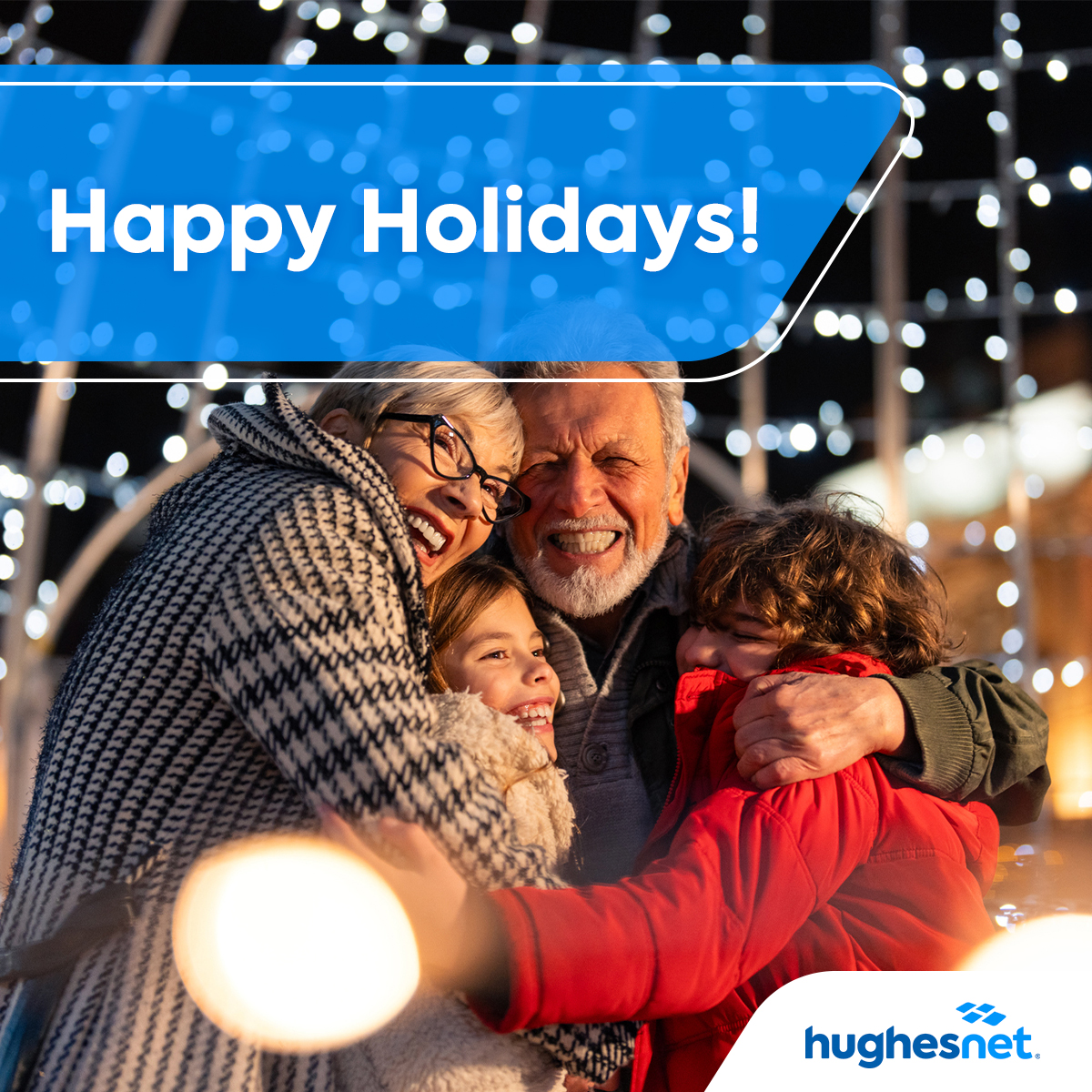 #HappyHolidays from all of us at Hughesnet!🎄

As you connect with loved ones, share laughter, &amp; create memories this season, we’re proud to keep you connected, no matter where home may be.

Here’s to a joyful holiday season &amp; a bright New Year!❄️

#StayConnected #HughesnetFamily