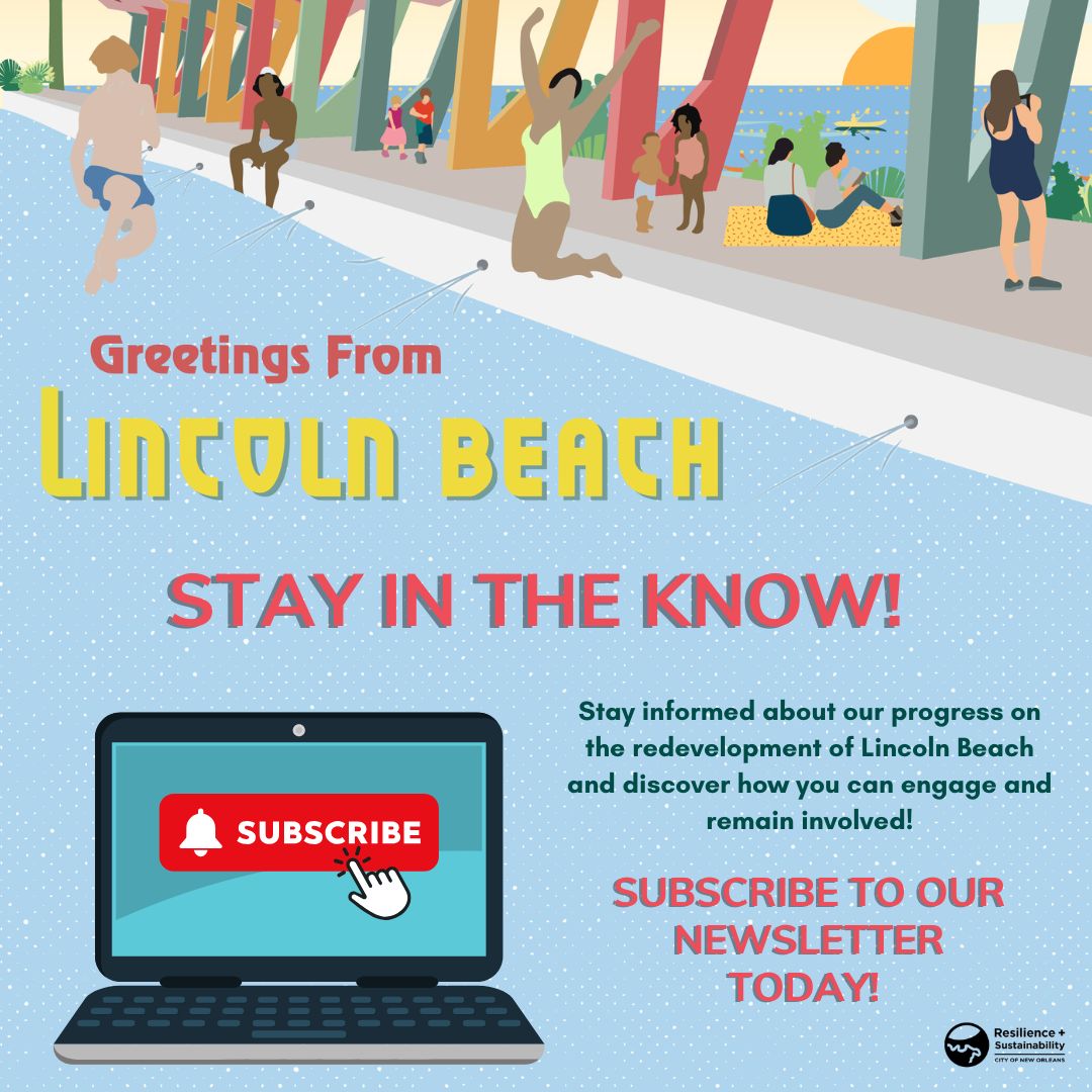 If you haven’t yet, check out our website for all things Lincoln Beach redevelopment at LincolnBeach.Nola.gov! Don’t forget to subscribe for the latest updates and progress! 🌟

#LincolnBeach #NewOrleans #NewOrleansBeach
