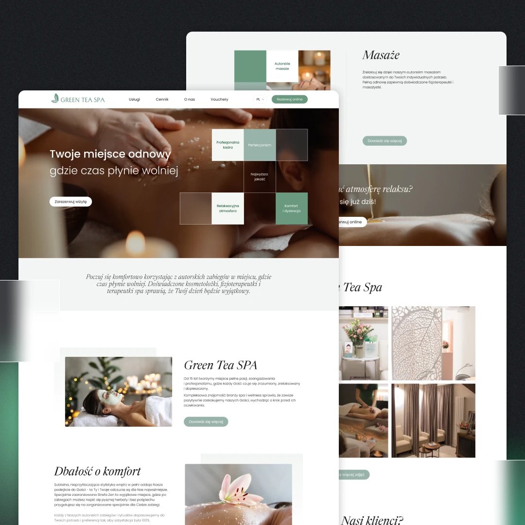 bowwe_com's tweet photo. Simplicity, beauty, functionality – "GreenTea SPA" has it all 🍃🌸
Built effortlessly with BOWWE 💚

Ready to make your own website for free? ⬇️
https://t.co/HCTjzECuXE

#madeinbowwe #spa #website #spawebsite #business #beautybusiness https://t.co/IJerqCciuS