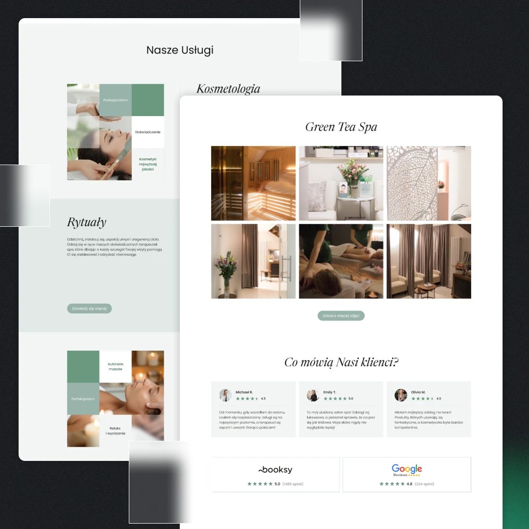 bowwe_com's tweet photo. Simplicity, beauty, functionality – "GreenTea SPA" has it all 🍃🌸
Built effortlessly with BOWWE 💚

Ready to make your own website for free? ⬇️
https://t.co/HCTjzECuXE

#madeinbowwe #spa #website #spawebsite #business #beautybusiness https://t.co/IJerqCciuS