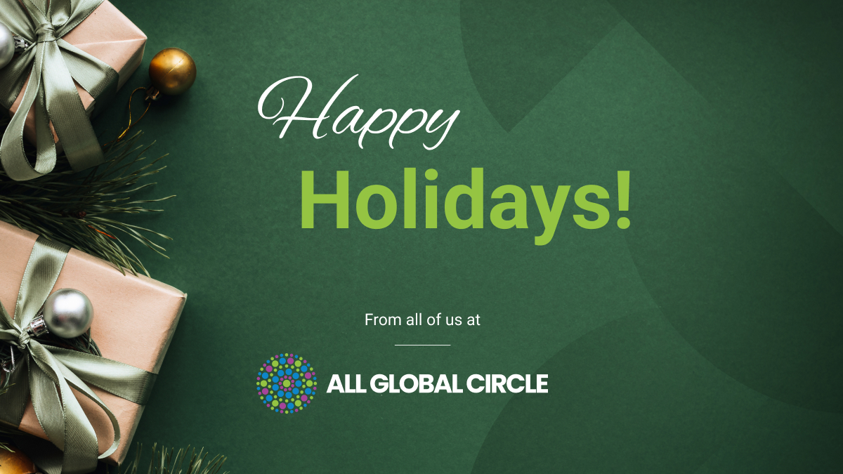 allglobalcircle's tweet photo. As the holiday season approaches, we want to take a moment to thank our incredible panel for your dedication and contributions. 
Happy Holidays from All Global Circle. https://t.co/1RBtJlFmB4