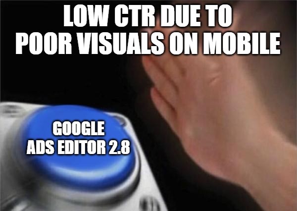 GoDataFeed's tweet image. Low CTR? Blame those funky mobile visuals. Fix your ads fast and make them awesome everywhere. 🛠️✨️

#AdFix #EcommerceWin #CTRBoost