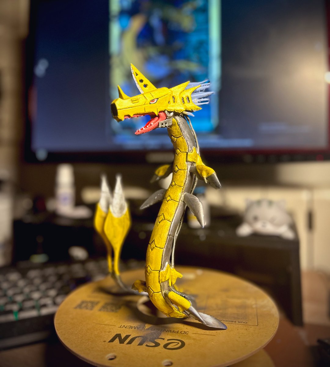 mantieskie's tweet image. Y ps así quedaría la lombriz metalera #MetalSeadramon