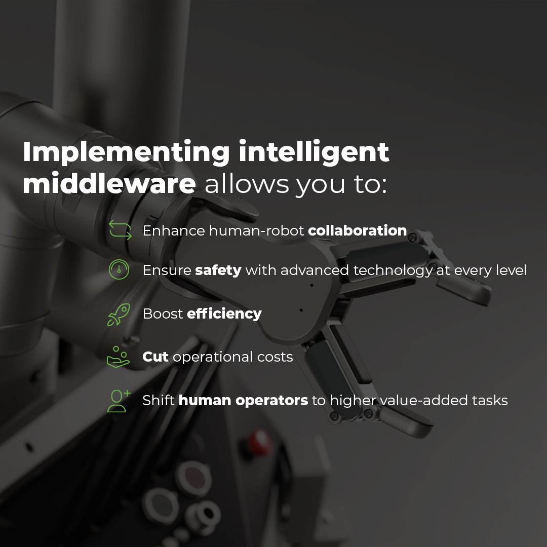 Bonfiglioli_'s tweet image. What if robots could make smarter decisions in real-time? Moma-Flex, funded by EIT Manufacturing and the EU, promotes mobile manipulators for logistics in manufacturing. With smart middleware, it boosts efficiency and reduces errors. Discover more on our website