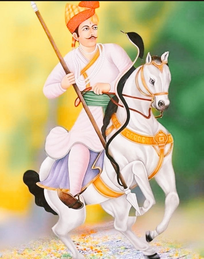 DookiaManisha's tweet photo. जय श्री वीर तेजाजी 

गो रक्षक वीर तेजाजी महाराज का आशीर्वाद और कृपा सदैव आप पर बनी रहे https://t.co/MLhOlGVu4x