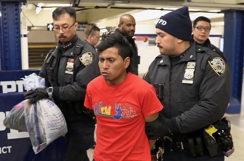 AvonandsomerRob's tweet photo. This is the Guatemalan illegal migrant that set fire to the woman on the New York Subway.

Trump DEPORTED him in 2018, but he returned under Joe Biden. 

Disgusting. https://t.co/euFxPc7EHs