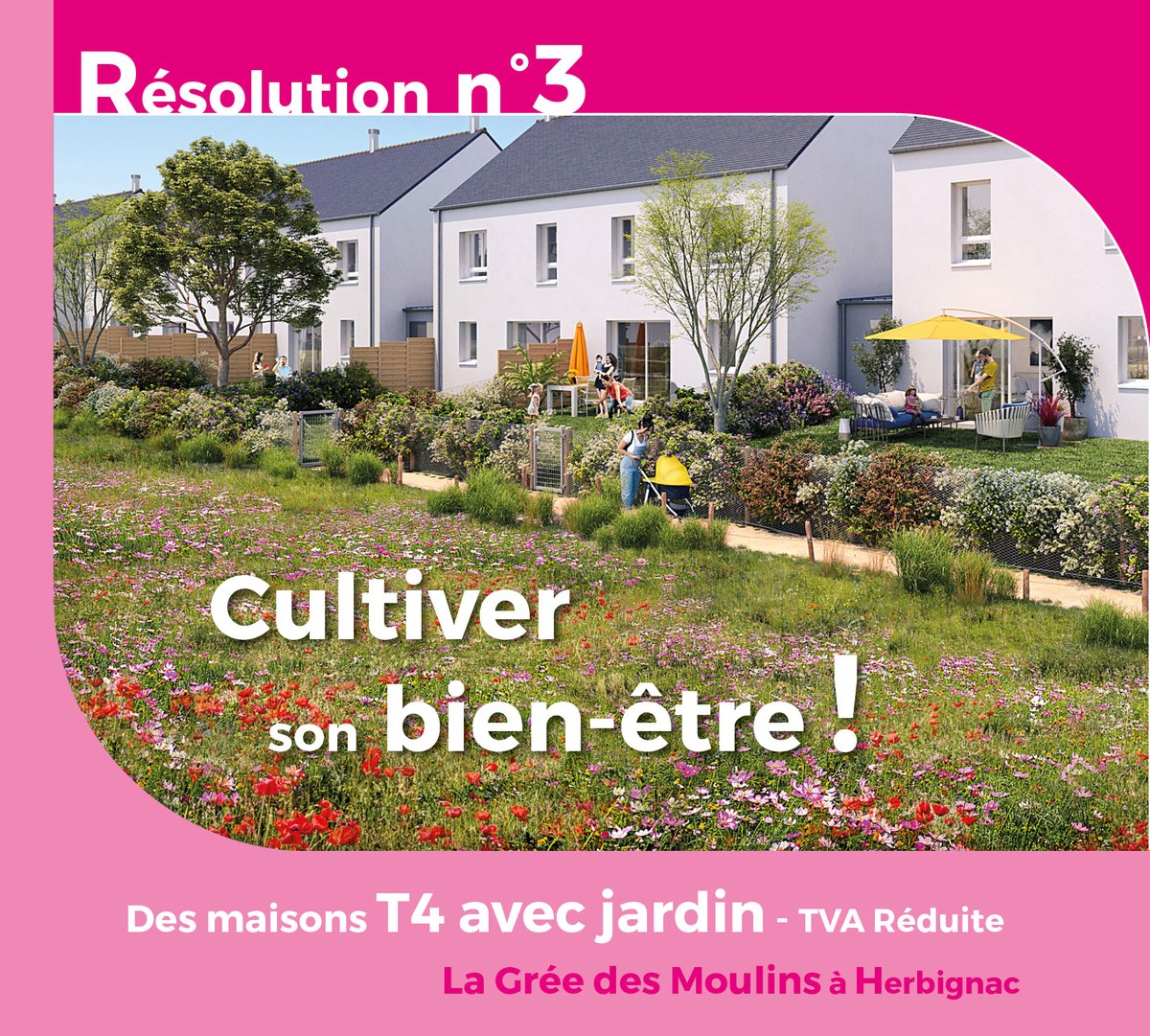 Découvrez 𝗟𝗮 𝗚𝗿𝗲́𝗲 𝗱𝗲𝘀 𝗠𝗼𝘂𝗹𝗶𝗻𝘀 à 𝗛𝗲𝗿𝗯𝗶𝗴𝗻𝗮𝗰 🌸
🌳 
 
Accession aidée 🔑 Votre maison T4 à partir de 𝟮𝟭𝟮 𝟱𝟬𝟬 €* 👉tinyurl.com/yej84kst