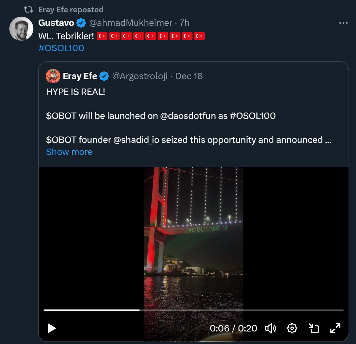 Söz konusu para olunca köprümüze arap isimleri yazılır. 
Ulan bu #OSOL100 kasanlardaki omurgasızlığı hiçbir yerde görmedim 😂

@ahmadMukheimer  You gave a wl to someone who is an Arab racist. Gratz 😂 You are very right to make fun of the Turkish community. Keep it up